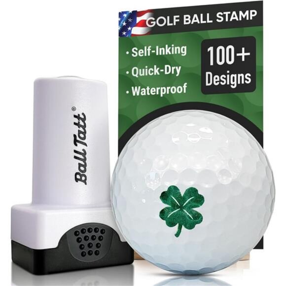 Golf Ball Stamp - Self-Inking Marker - Quick-Dry Permanent Marking Tool - Picture 1 of 7
